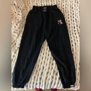 BLACK TOM AND JERRY SWEATPANTS